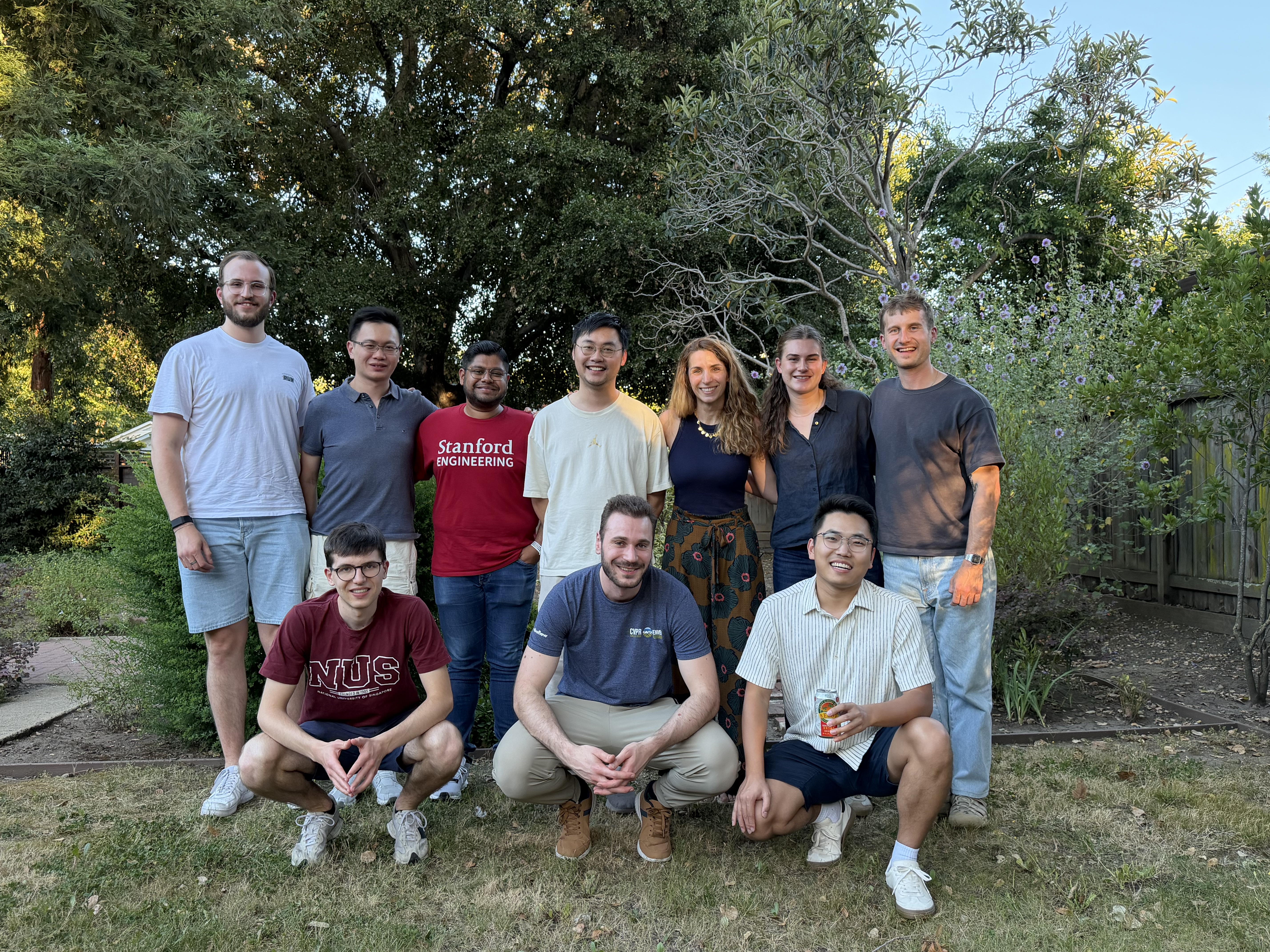 Members of the Gradient Spaces group at social gathering.